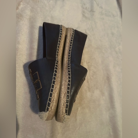 Tory Burch Navy Espadrille Flats - Picture 4 of 9